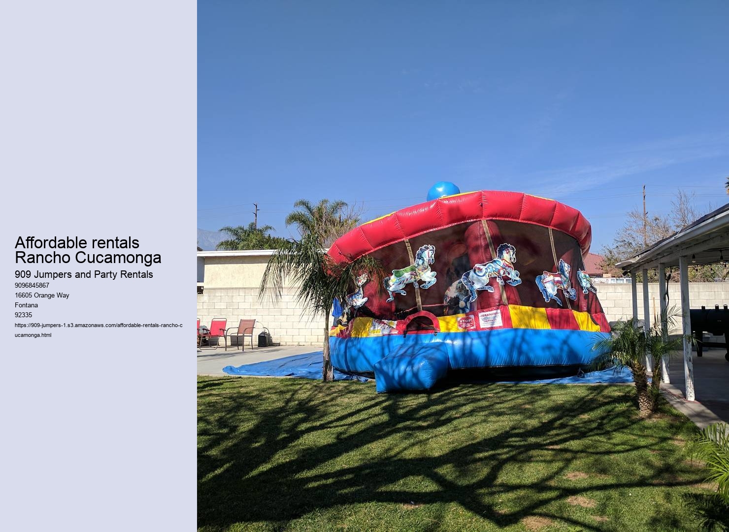 Affordable rentals Rancho Cucamonga 