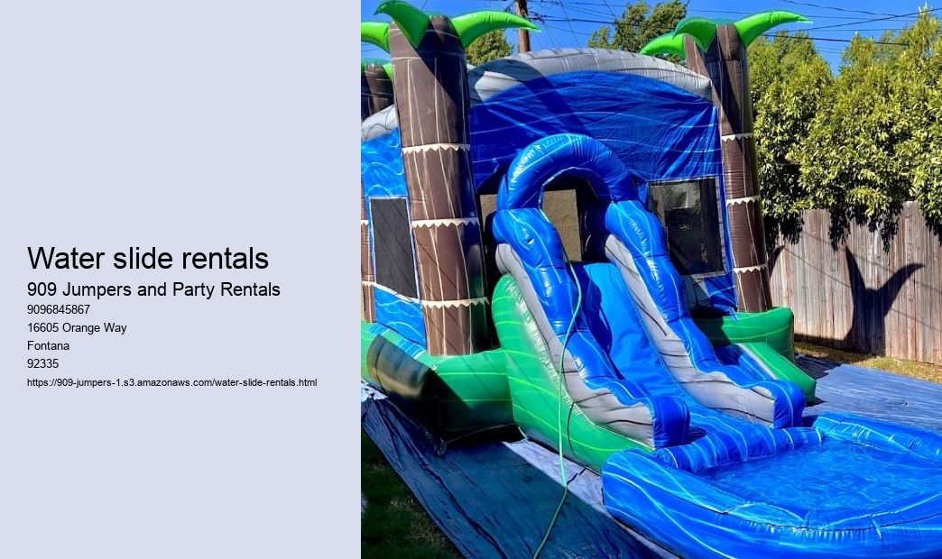 Water slide rentals
